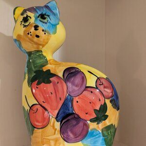Turov hand painted ceramic Cat